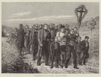 Gebetsprozession für Regen in Deutschland